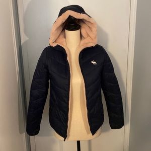Never worn - Abercrombie Kids Reversible Coat